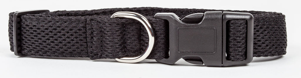 Pet Life ®  'Aero Mesh' Dual-Sided Breathable and Adjustable Thick Mesh Dog Collar - P's One-Stop Shop 