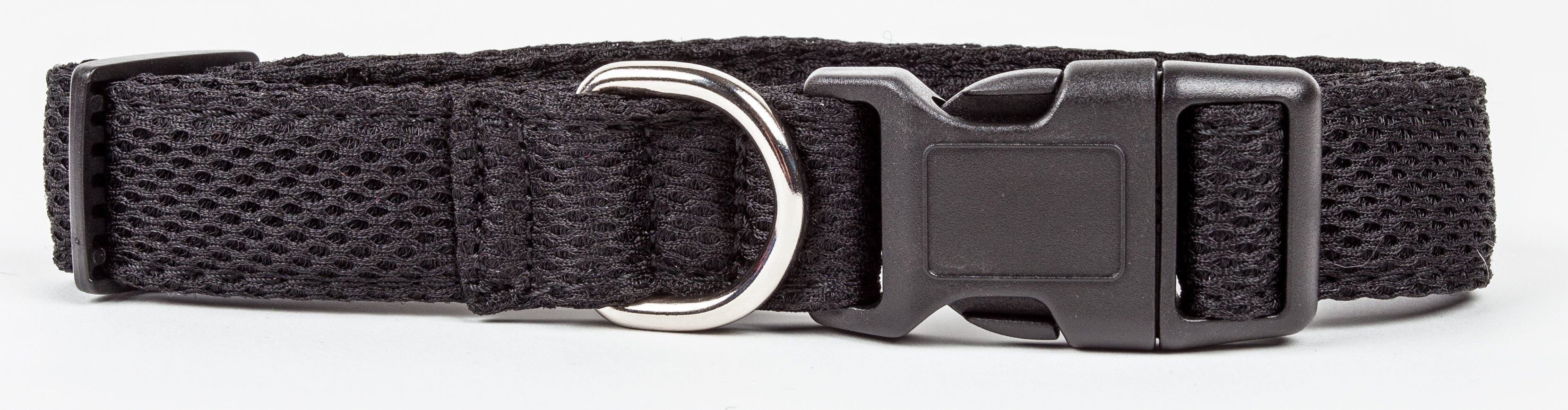 Pet Life ®  'Aero Mesh' Dual-Sided Breathable and Adjustable Thick Mesh Dog Collar - P's One-Stop Shop 