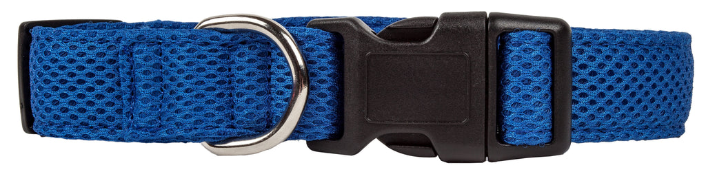 Pet Life ®  'Aero Mesh' Dual-Sided Breathable and Adjustable Thick Mesh Dog Collar - P's One-Stop Shop 