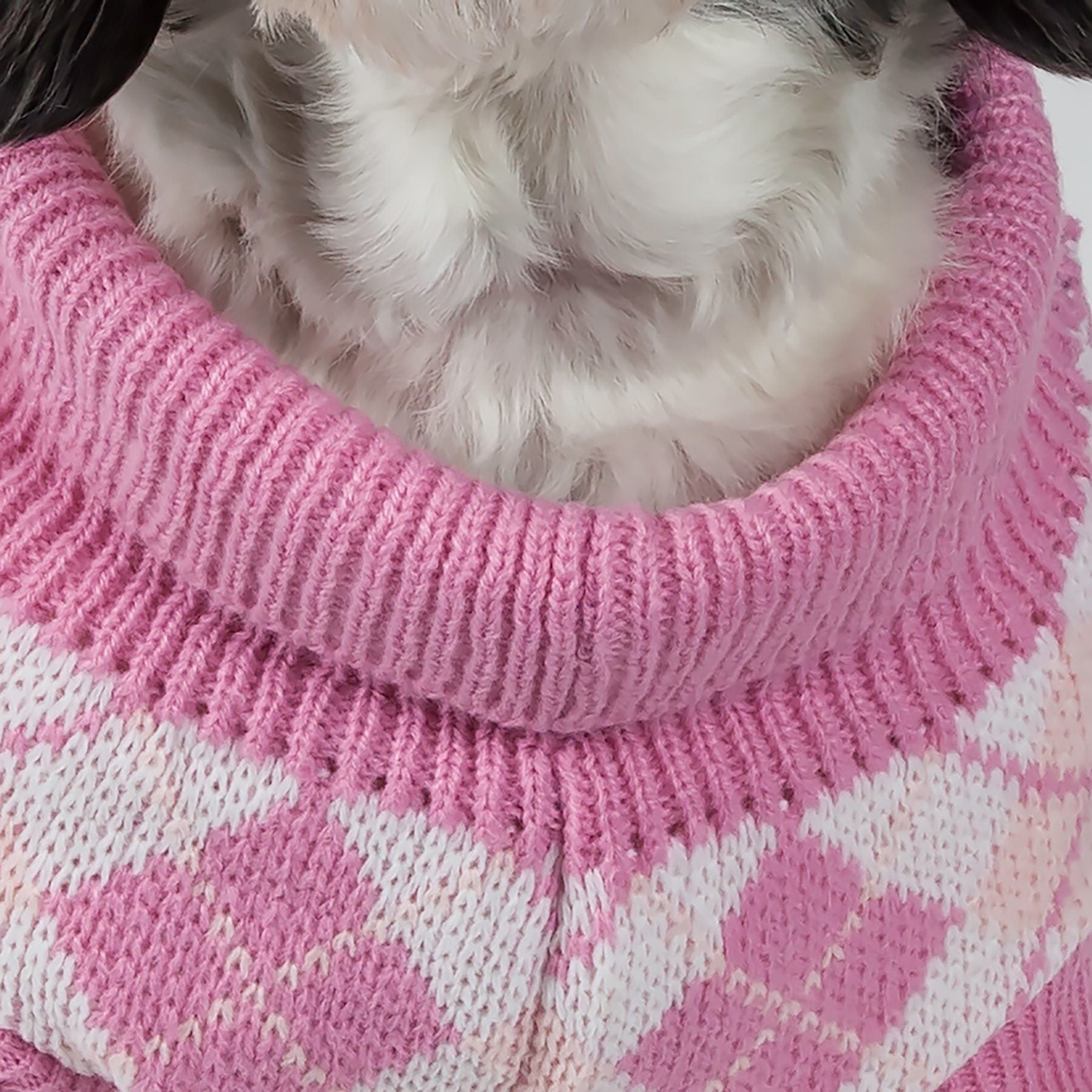 Pet Life ® 'Argyle Style' Ribbed Knitted Fashion Designer Dog Sweater - P's One-Stop Shop 
