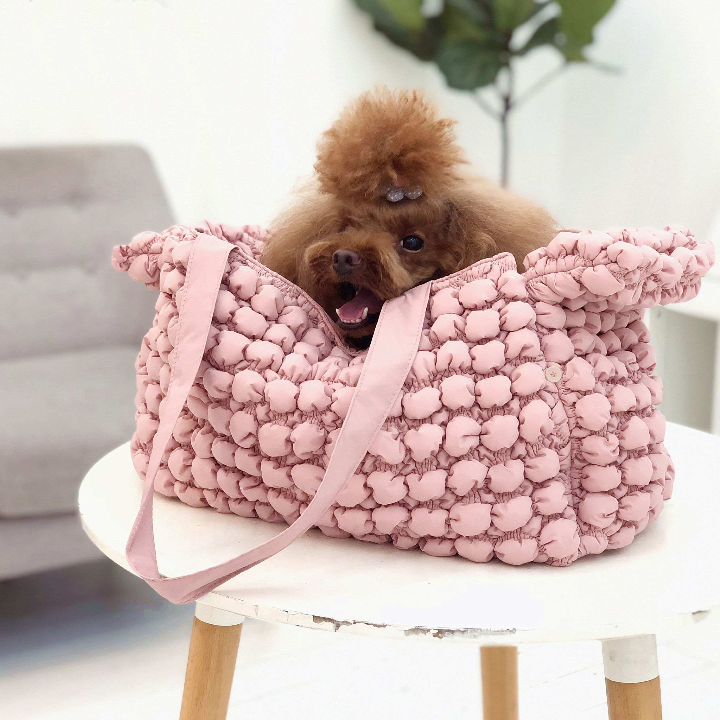 Pet Life ® 'Bubble Vogue' Ultra-Plush Fashion Designer Pet Carrier - P's One-Stop Shop 