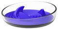 Pet Life ® 'Cirlicue' Shark Fin Shaped Modern Slow Feeding Pet Bowl - P's One-Stop Shop 