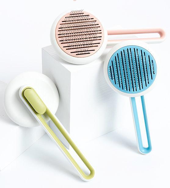Pet Life ® 'Concepto' Modern Bristle Grooming Pet Deshedder Comb - P's One-Stop Shop 