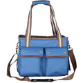 Pet Life ® Dual Snap Pocketed Fashion Designer Canvas Travel Pet Dog Carrier - P's One-Stop Shop 