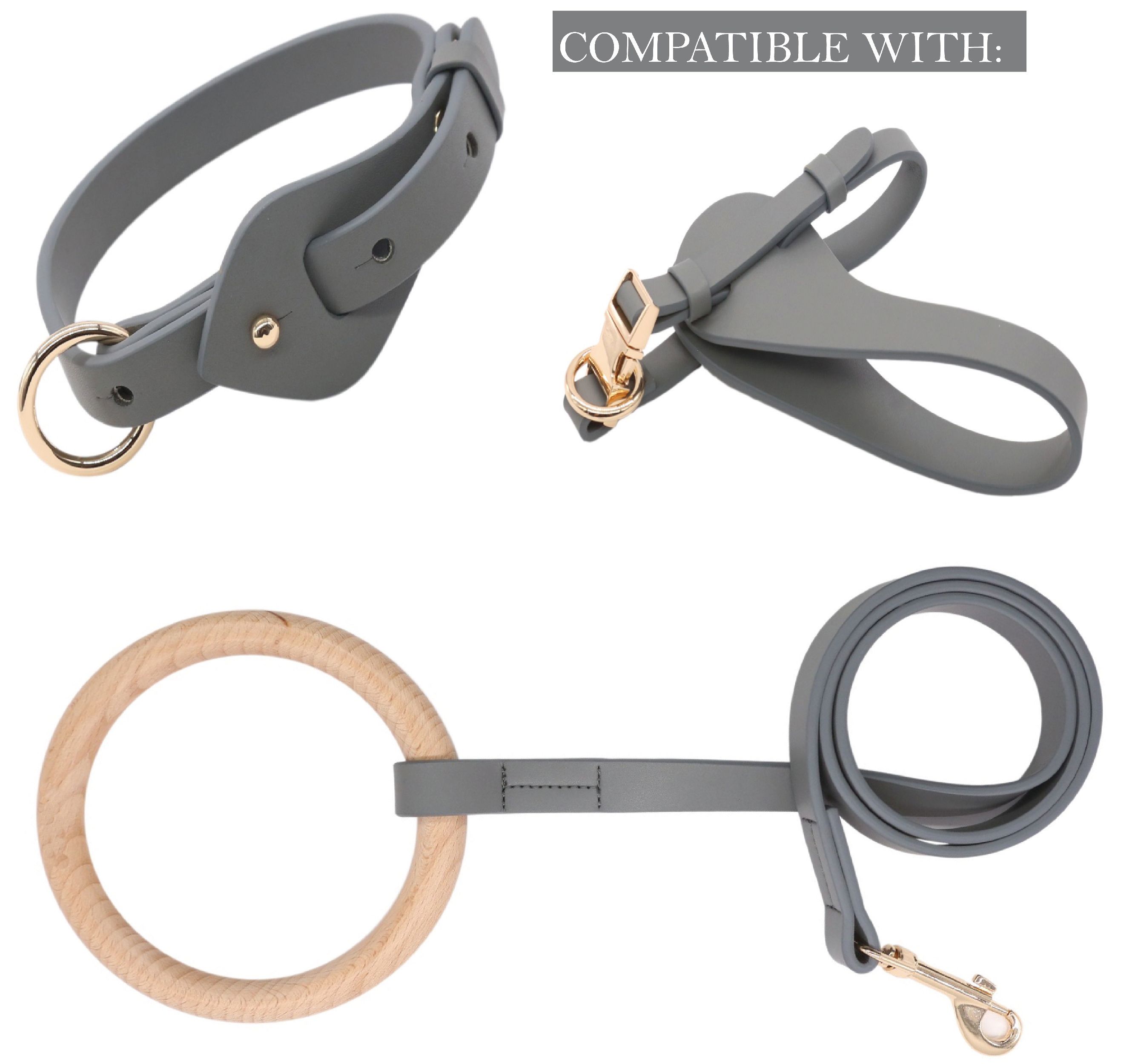 Pet Life ® 'Ever-Craft' Boutique Series Adjustable Designer Leather Dog Collar - P's One-Stop Shop 