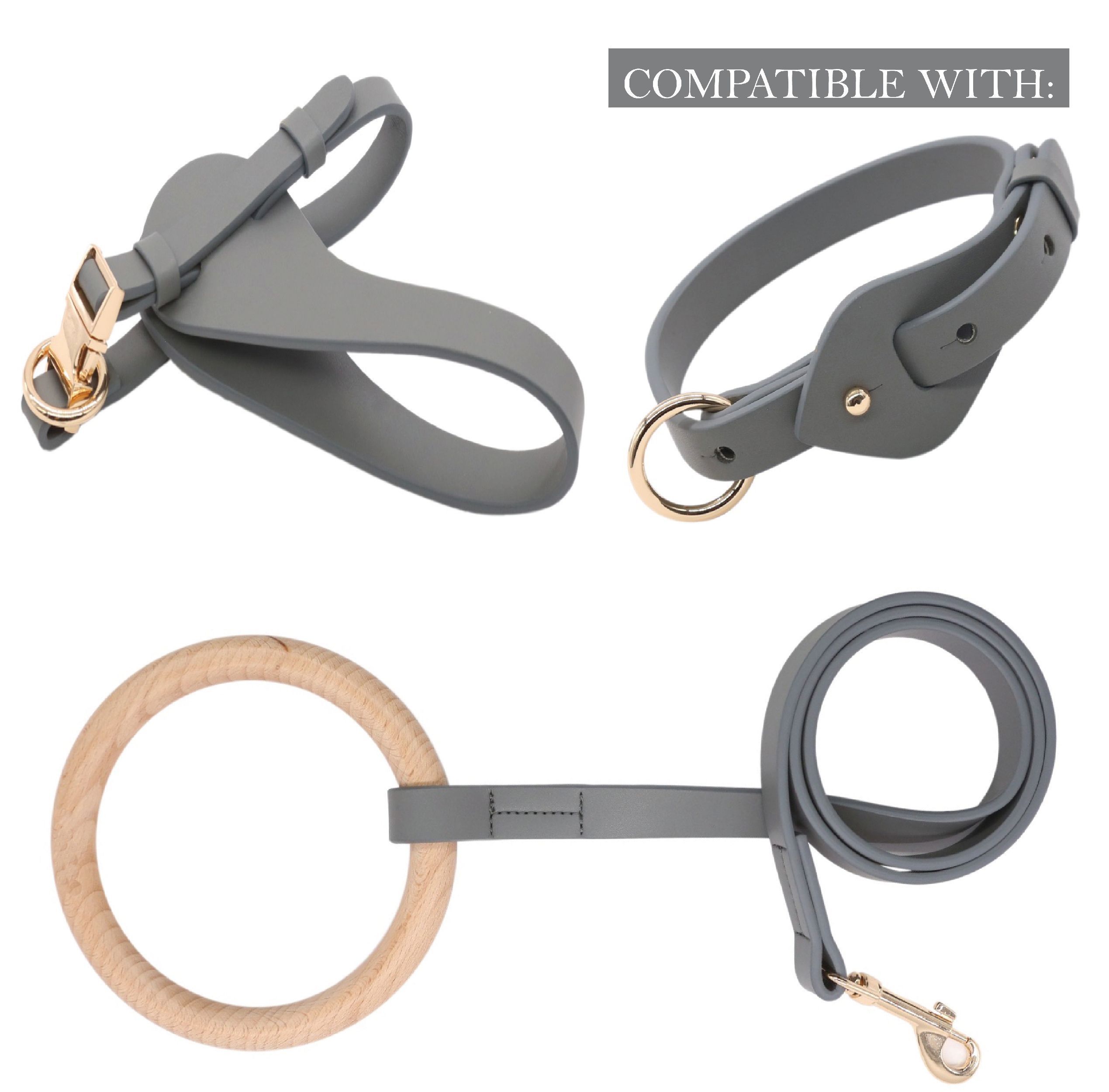 Pet Life ® 'Ever-Craft' Boutique Series Adjustable Designer Leather Dog Harness - P's One-Stop Shop 