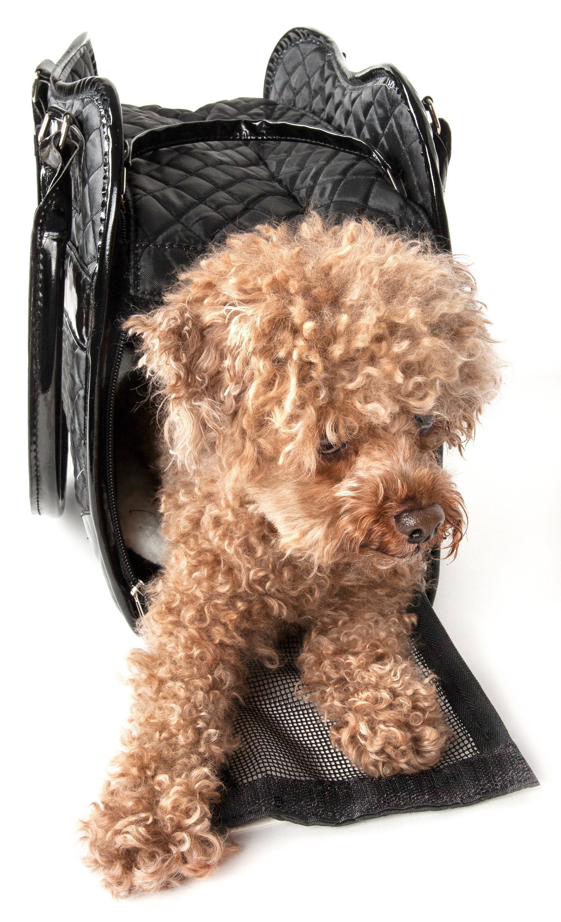 Pet Life ® Exquisite Airline Approved Designer Travel Pet Dog Handbag Carrier - P's One-Stop Shop 