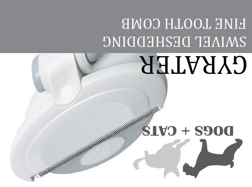 Pet Life ® 'Gyrater' Swivel Travel Grooming Deshedding Pet Comb - P's One-Stop Shop 