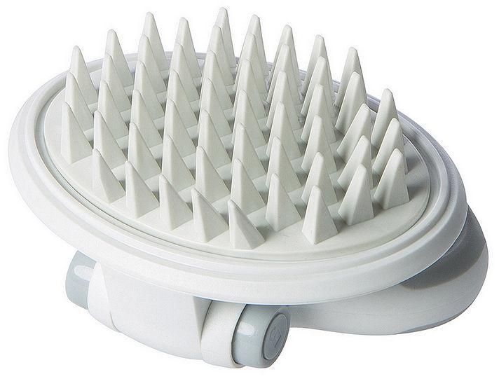 Pet Life ® 'Gyrater' Swivel Travel Silicone Massage Grooming Pet Brush - P's One-Stop Shop 