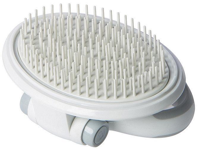 Pet Life ® 'Gyrater' Swivel Travel Soft Grooming Pet Pin Brush - P's One-Stop Shop 