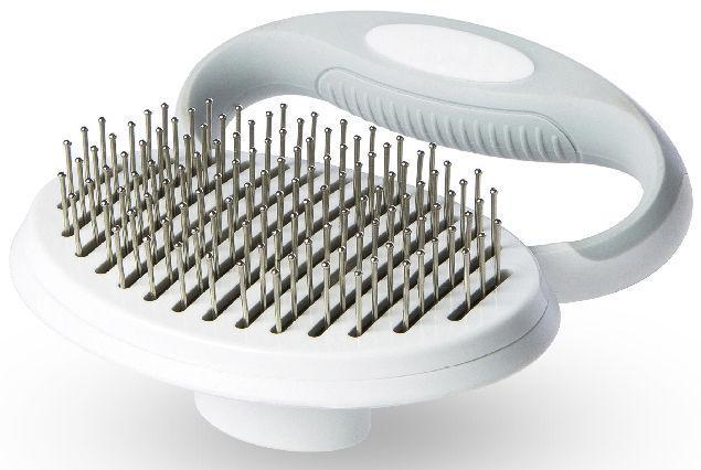 Pet Life ® 'Gyrater' Travel Self-Cleaning Swivel Grooming Pet Pin Brush - P's One-Stop Shop 