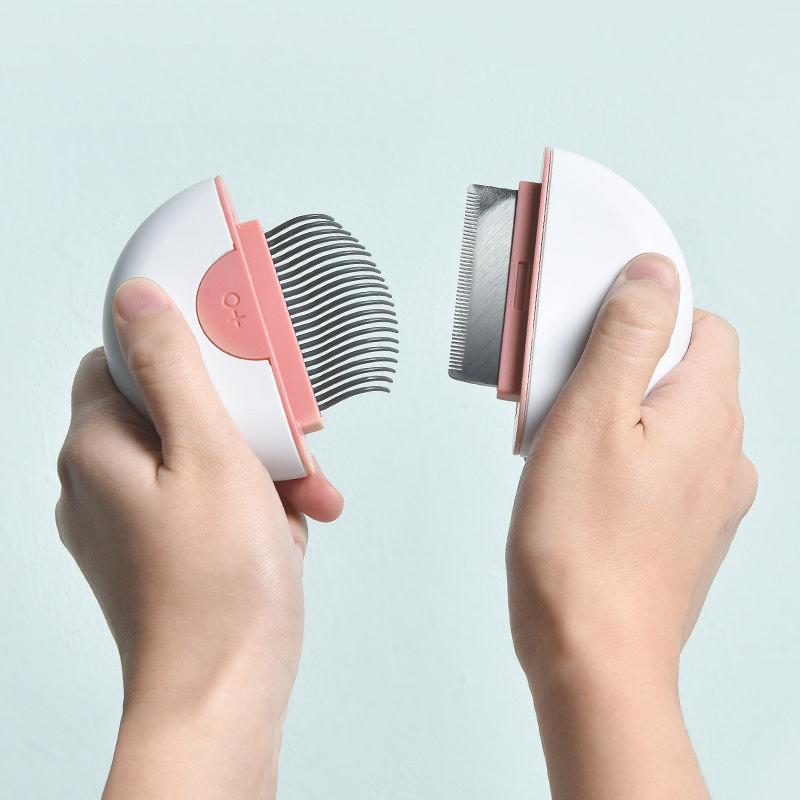 Pet Life ® 'LYNX' 2-in-1 Travel Connecting Grooming Pet Comb and Deshedder - P's One-Stop Shop 