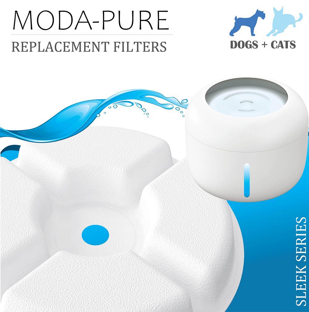 Pet Life ® 'Moda-Pure' Filtered Dog and Cat Fountain - Replacement Filters - 3 Pack - P's One-Stop Shop 