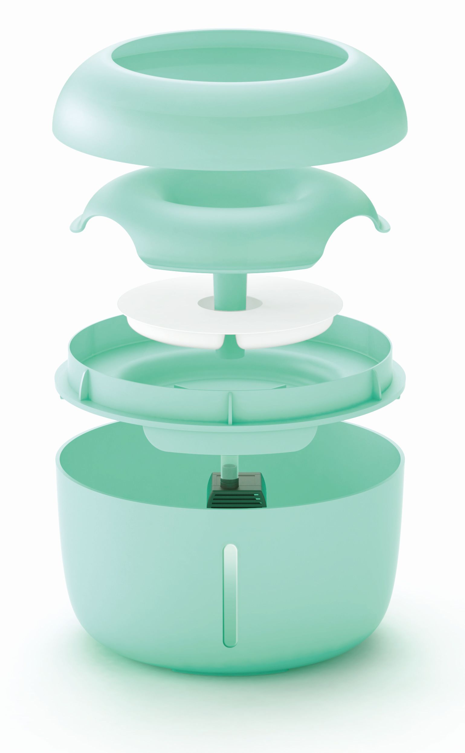 Pet Life ® 'Moda-Pure' Ultra-Quite Filtered Dog and Cat Fountain Waterer - P's One-Stop Shop 