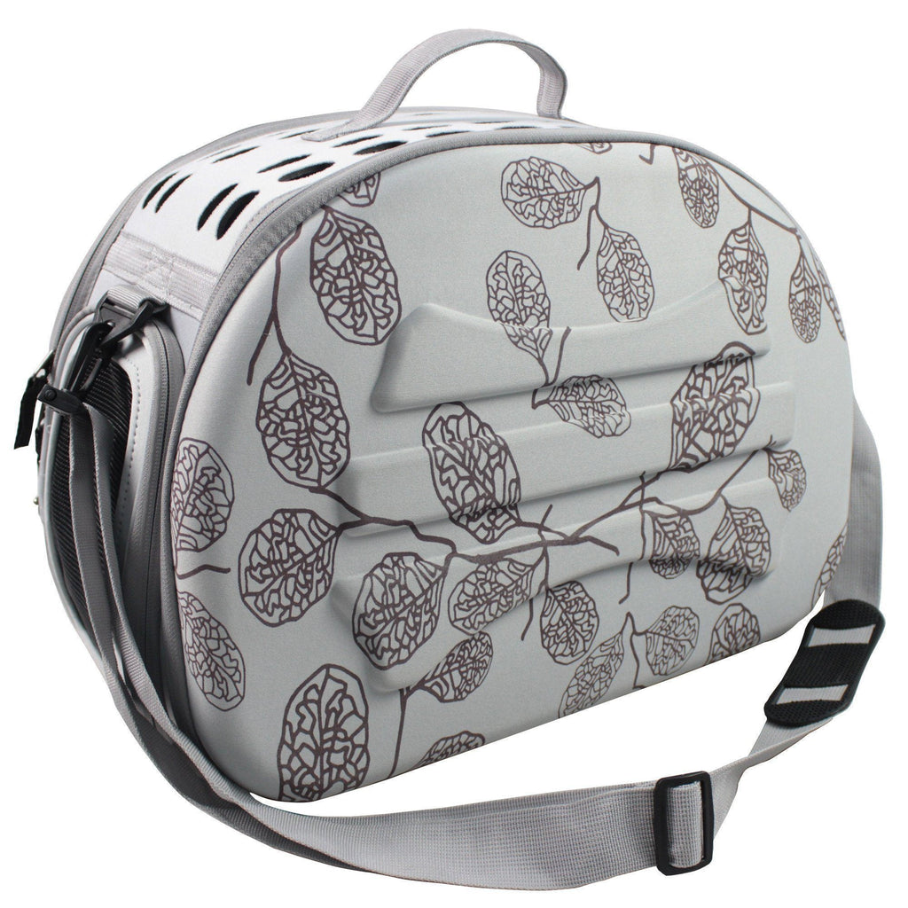 Pet Life ® 'Narrow Shelled' Lightweight Collapsible Military Grade Fashion Designer Travel Pet Dog Carrier Crate - P's One-Stop Shop 