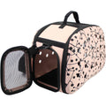 Pet Life ® 'Narrow Shelled' Perforated Lightweight Collapsible Military Grade Fashion Designer Travel Pet Dog Carrier Crate - P's One-Stop Shop 
