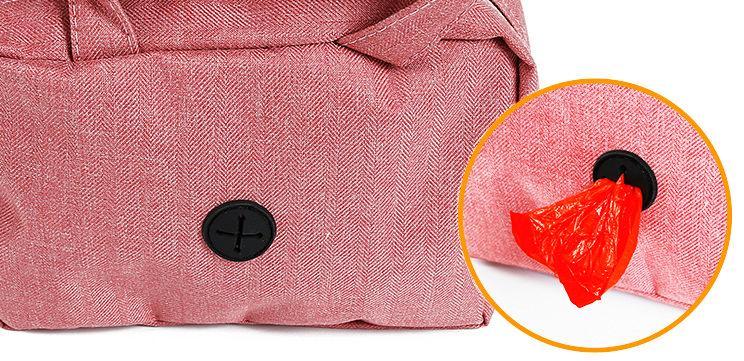 Pet Life ® 'Posh Walk' Purse Dog Leash, Accessory Holder and Waste Bag Dispenser - P's One-Stop Shop 
