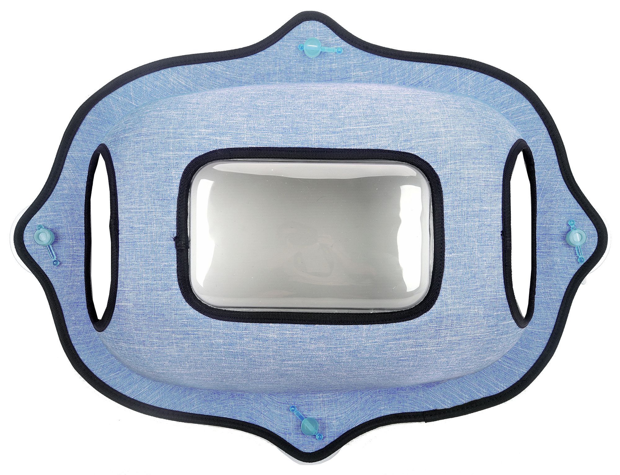 Pet Life ® 'Purr-view' See-through Suction Cup Kitty Cat Lounger and Bed - P's One-Stop Shop 