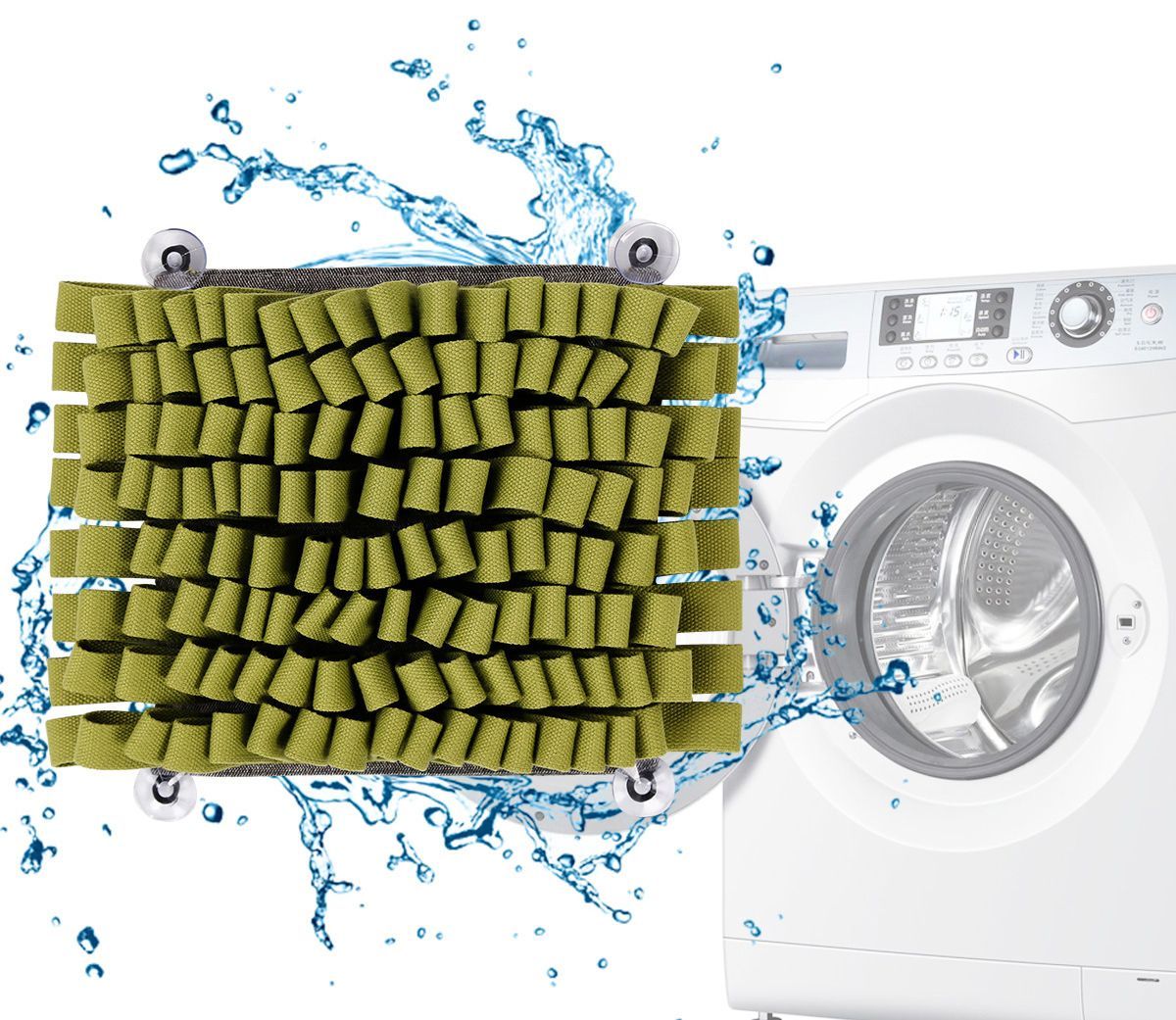 Pet Life ® 'Sniffer Grip' Interactive Anti-Skid Suction Pet Snuffle Mat - P's One-Stop Shop 