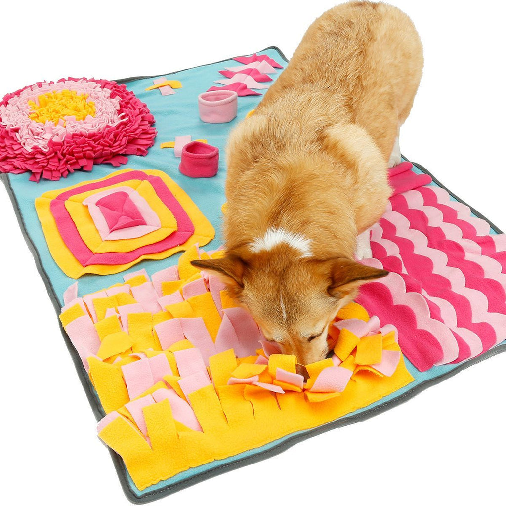 Pet Life ® 'Sniffer Snack' Interactive Feeding Pet Snuffle Mat - P's One-Stop Shop 