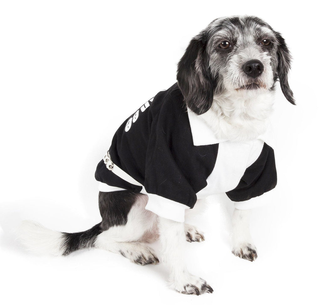 Pet Life ® 'Varsity-Barkcity' Buckled Collared Dog Coat Jacket - P's One-Stop Shop 