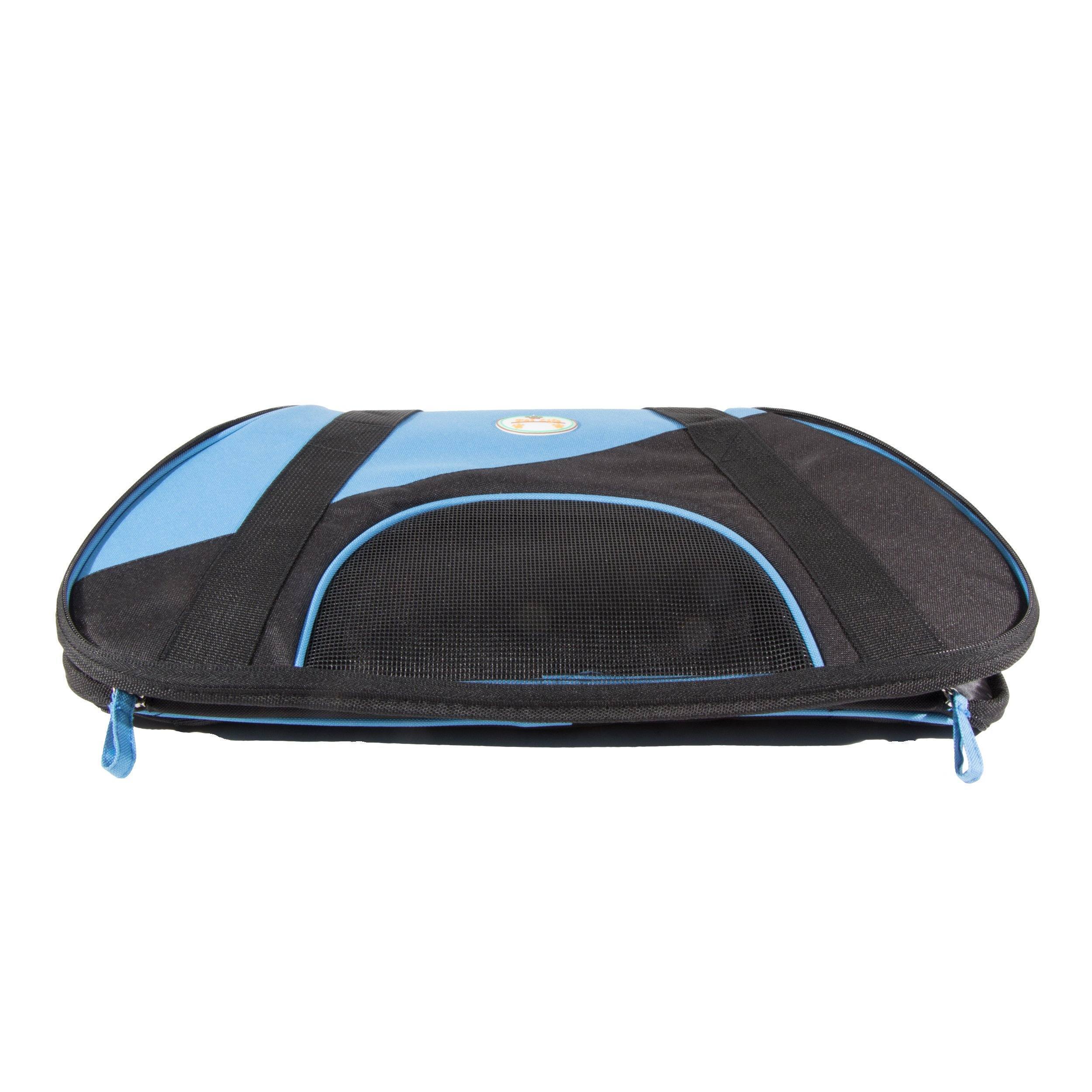 Pet Life ® 'Zip-N-Go' Airline Approved Contoured Fashion Designer Pet Dog Carrier - P's One-Stop Shop 