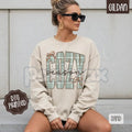 Plaid Cozy Sweatshirt | Trendy Women's Winter Sweater | Rustic Buffalo Plaid Crewneck | Warm Holiday Layering Jumper - P's One-Stop Shop 