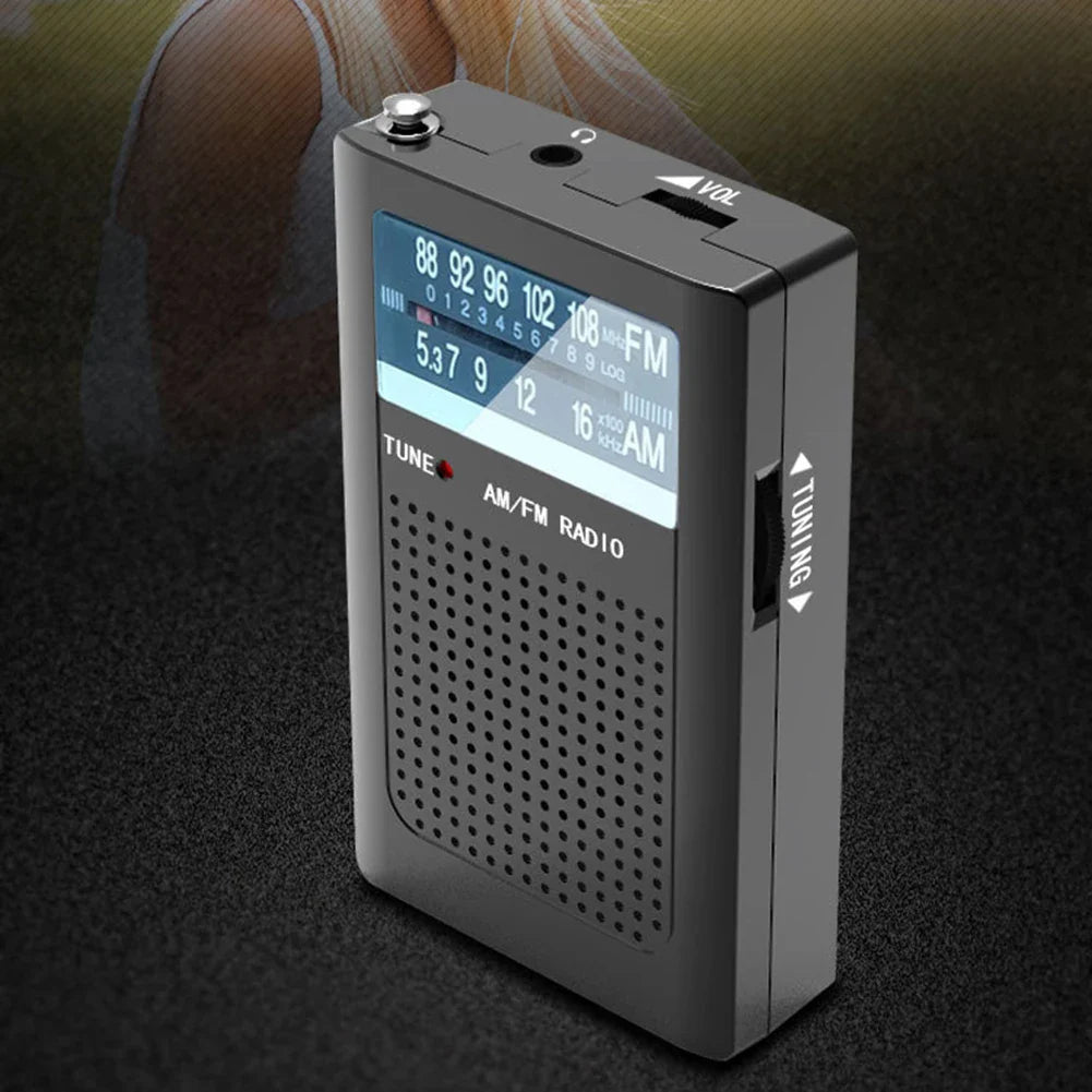 Pocket Radios Built-in Antenna Battery Operated AM FM Radio with Loud Speaker Dual-channel Stereo for Elderly Gifts - P's One-Stop Shop 