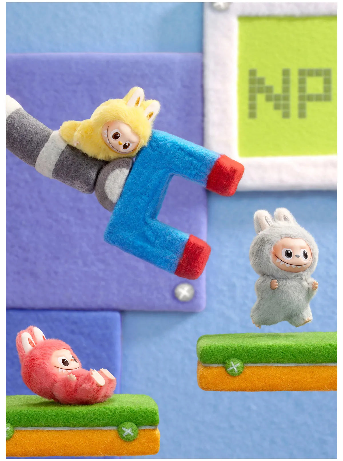Pop Mart Labubu Pin for Love Series Blind Box (A-M) Yellow - P's One-Stop Shop 