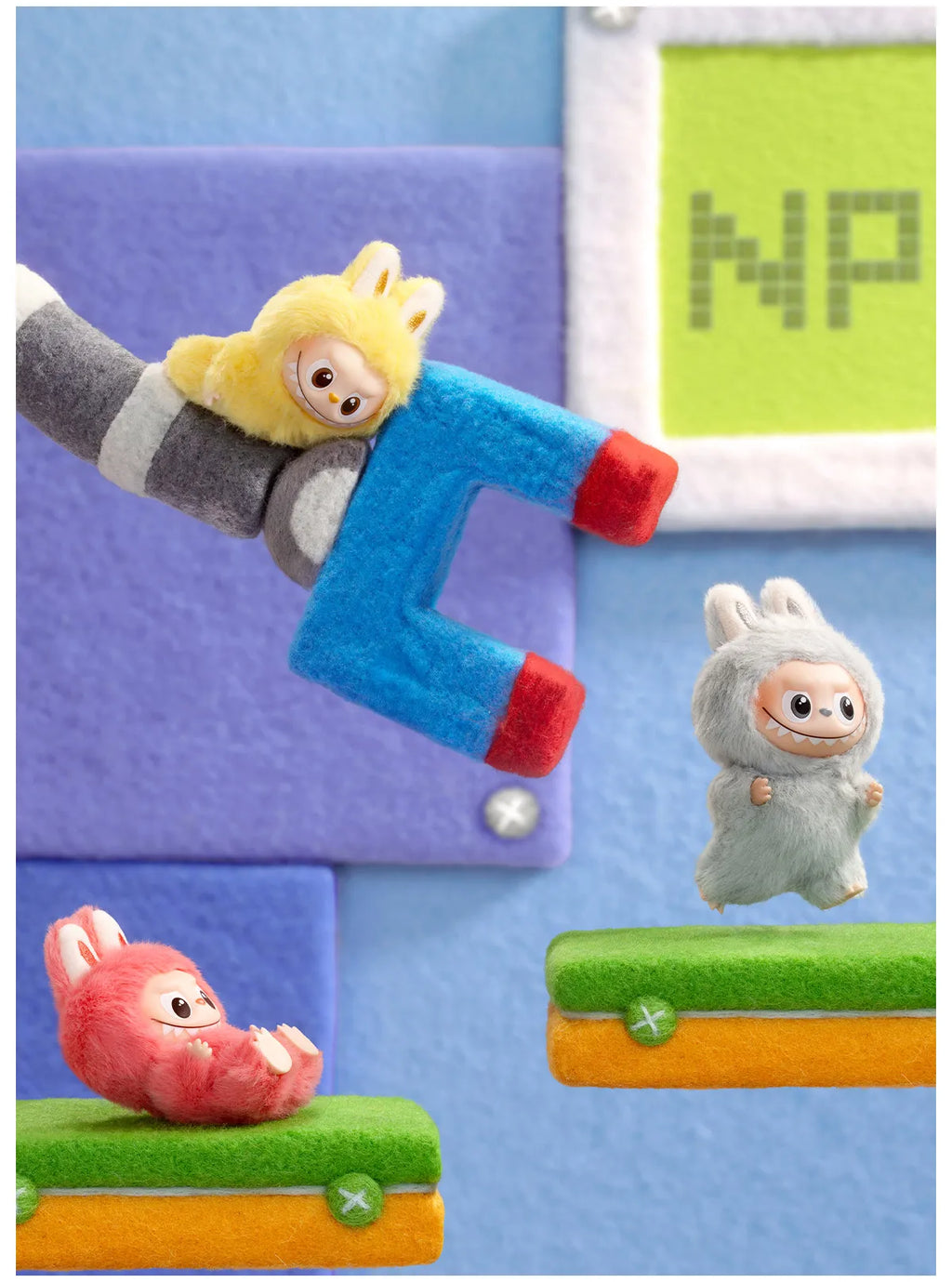 Pop Mart Labubu Pin for Love Series Blind Box (N-Z) Blue - P's One-Stop Shop 
