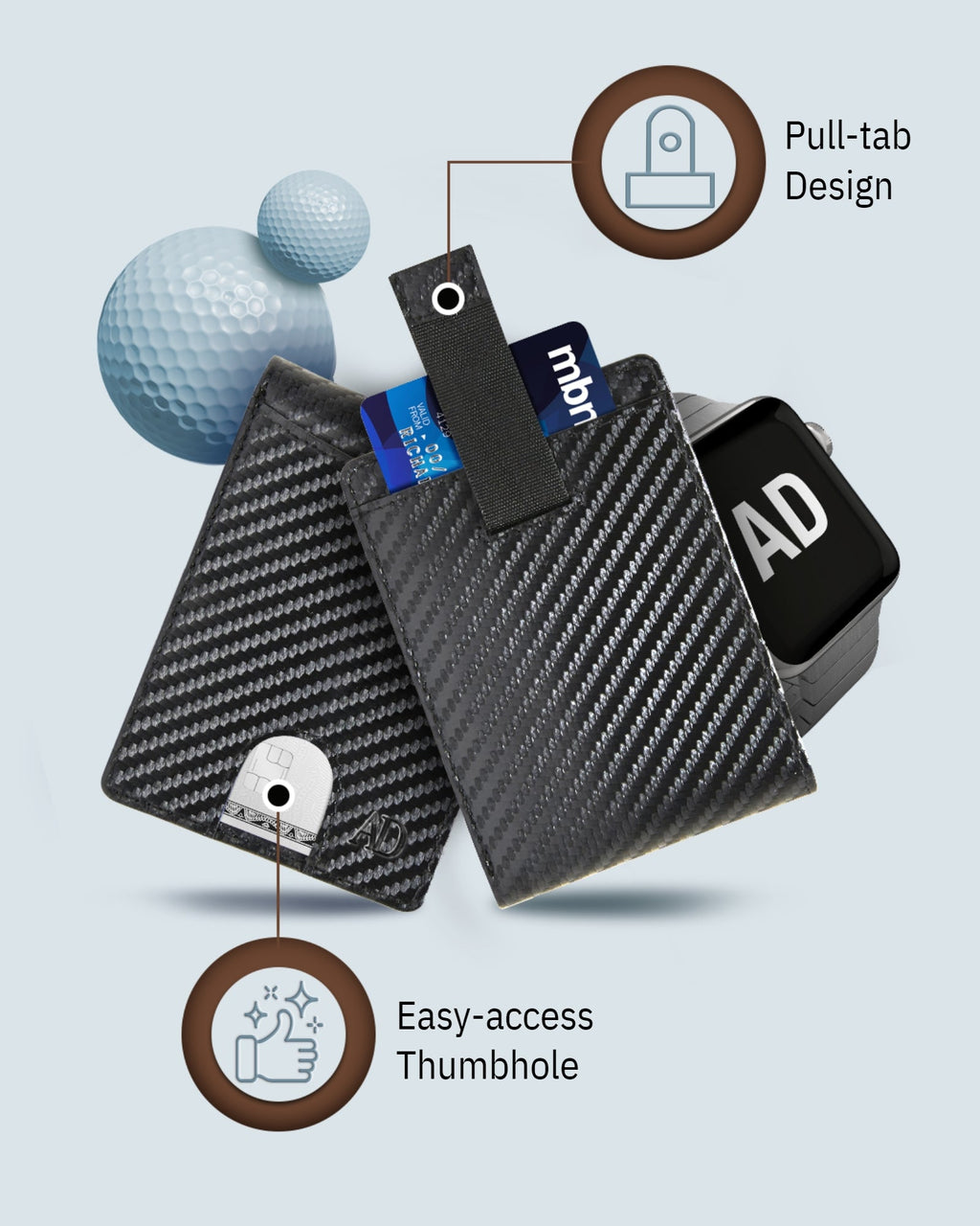 Pull Strap Bifold Wallet - P's One-Stop Shop 