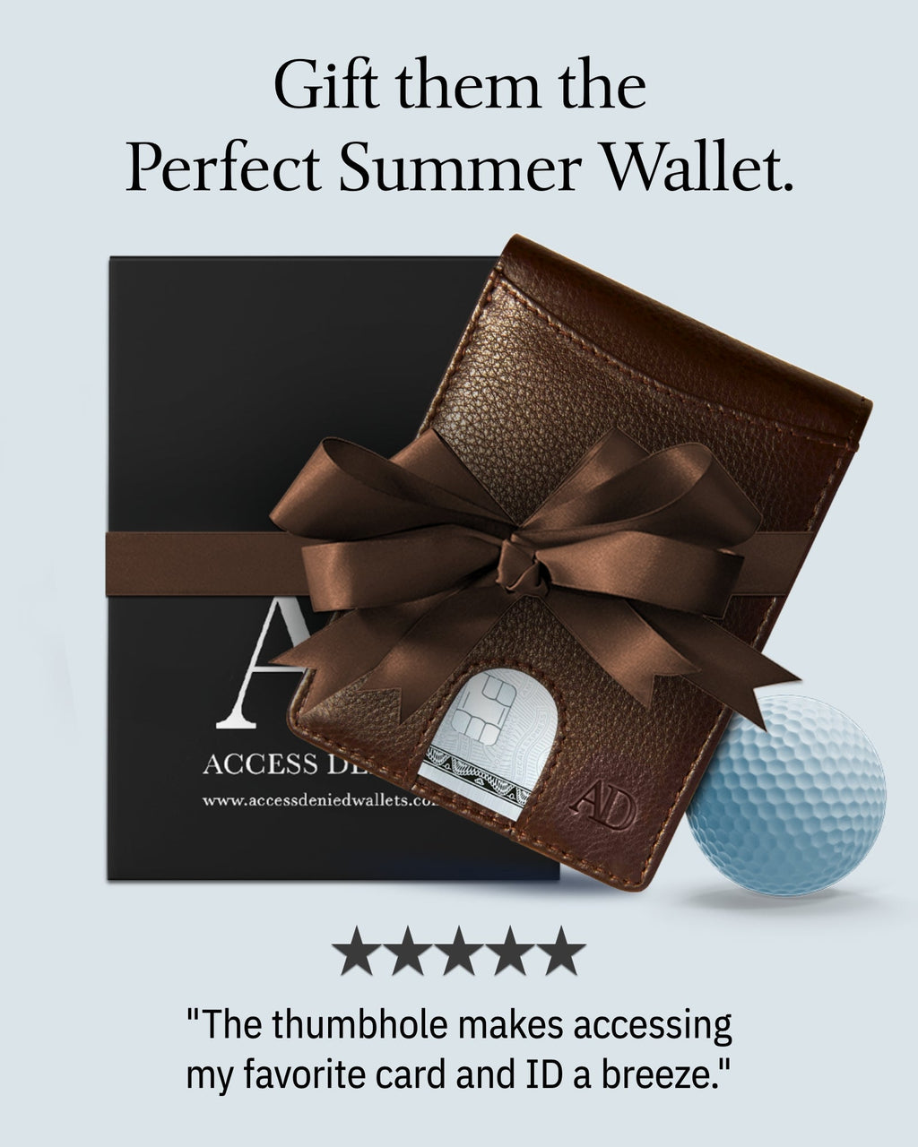 Pull Strap Bifold Wallet - P's One-Stop Shop 