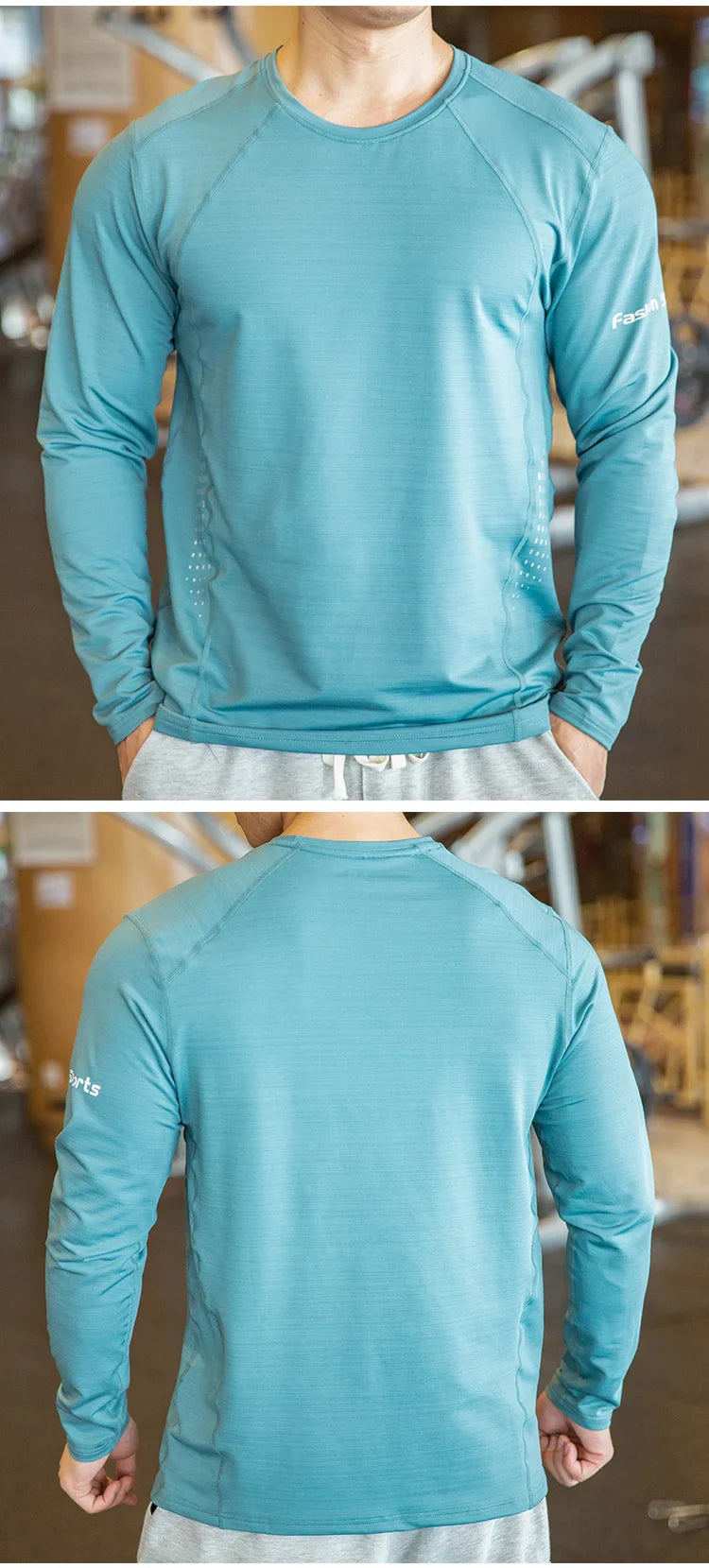 Quick Dry Men's Compression Workout Tee - P's One-Stop Shop 