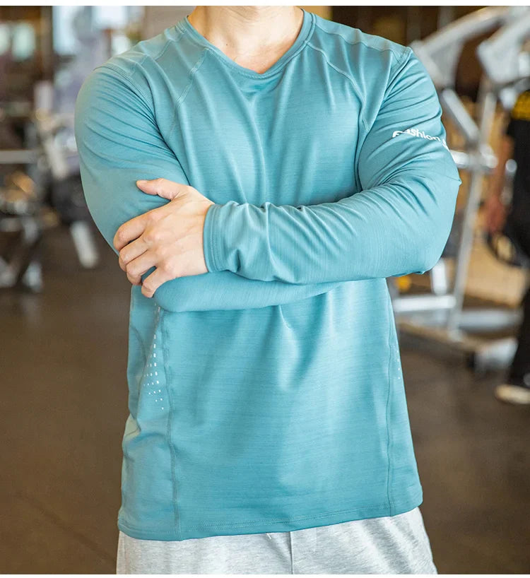 Quick Dry Men's Compression Workout Tee - P's One-Stop Shop 