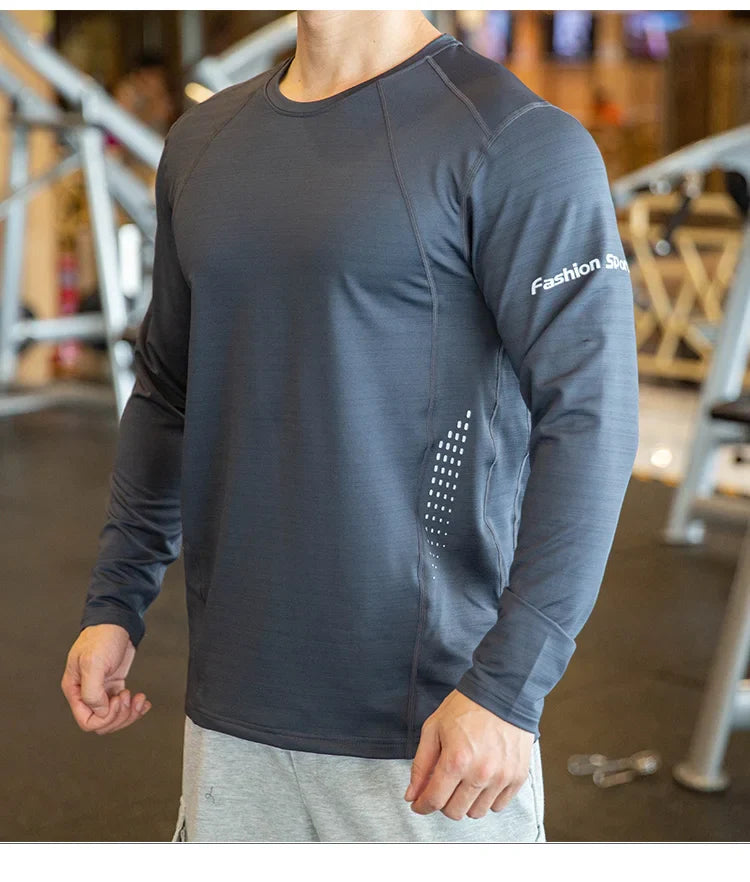 Quick Dry Men's Compression Workout Tee - P's One-Stop Shop 