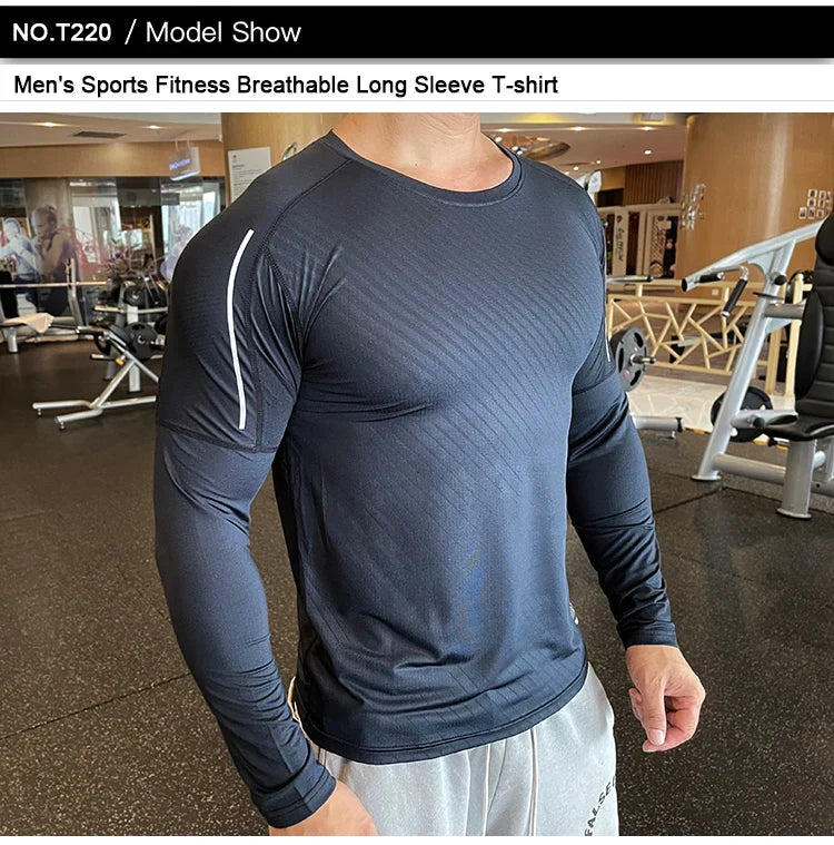 Quick Dry Men's Compression Workout Tee - P's One-Stop Shop 
