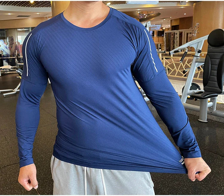Quick Dry Men's Compression Workout Tee - P's One-Stop Shop 