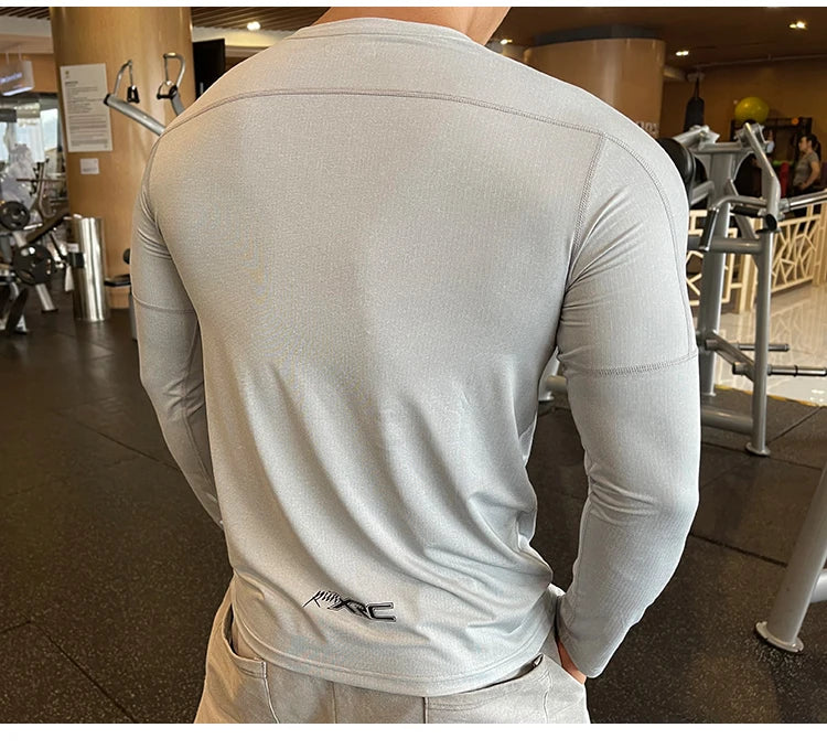 Quick Dry Men's Compression Workout Tee - P's One-Stop Shop 