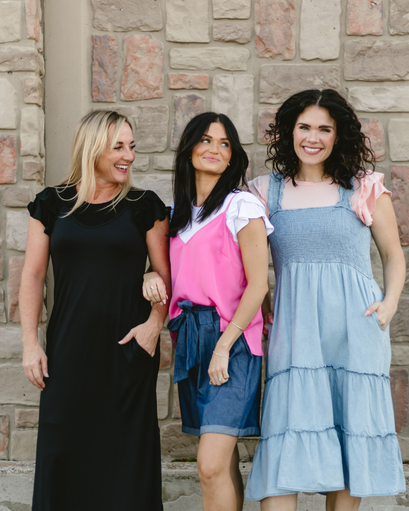Ruffle Sleeve Halftee - P's One-Stop Shop 