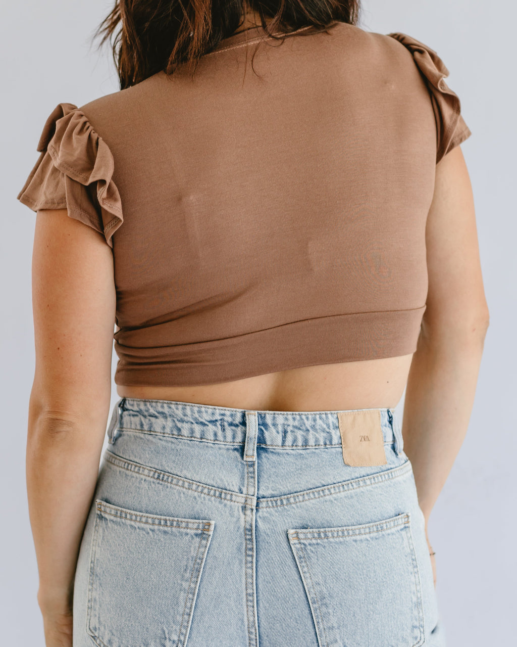 Ruffle Sleeve Halftee - P's One-Stop Shop 