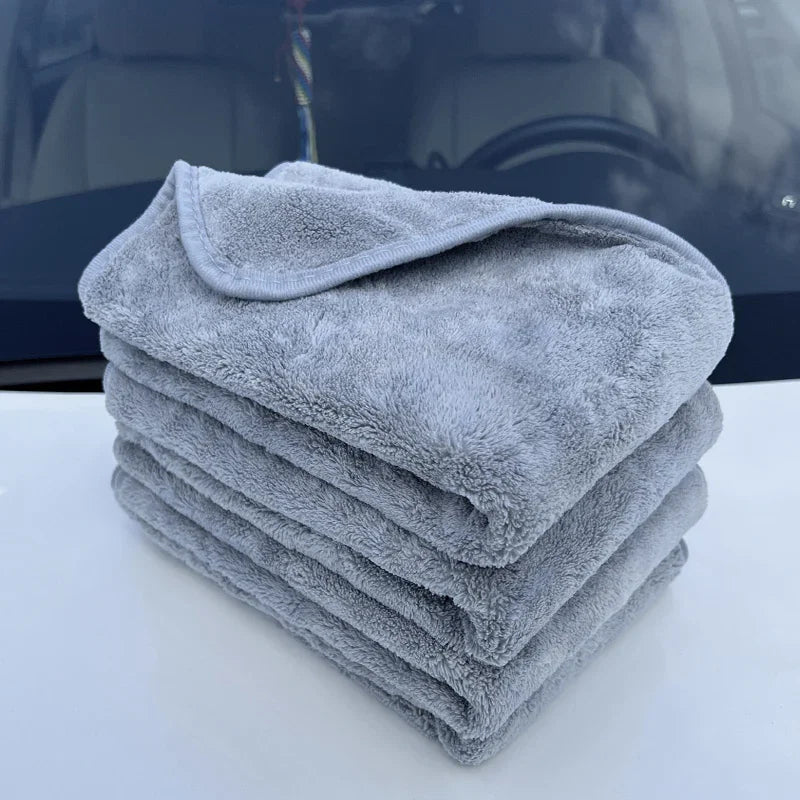 SEAMETAL Microfiber Car Towel Super Absorbency Car Cleaning Care Cloth Auto Towel One-Time Fast Drying for Car Wash Accessories - P's One-Stop Shop 