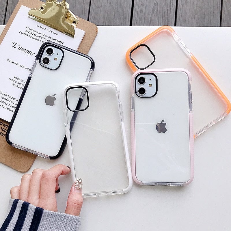 Shockproof Transparent iPhone Case - P's One-Stop Shop 