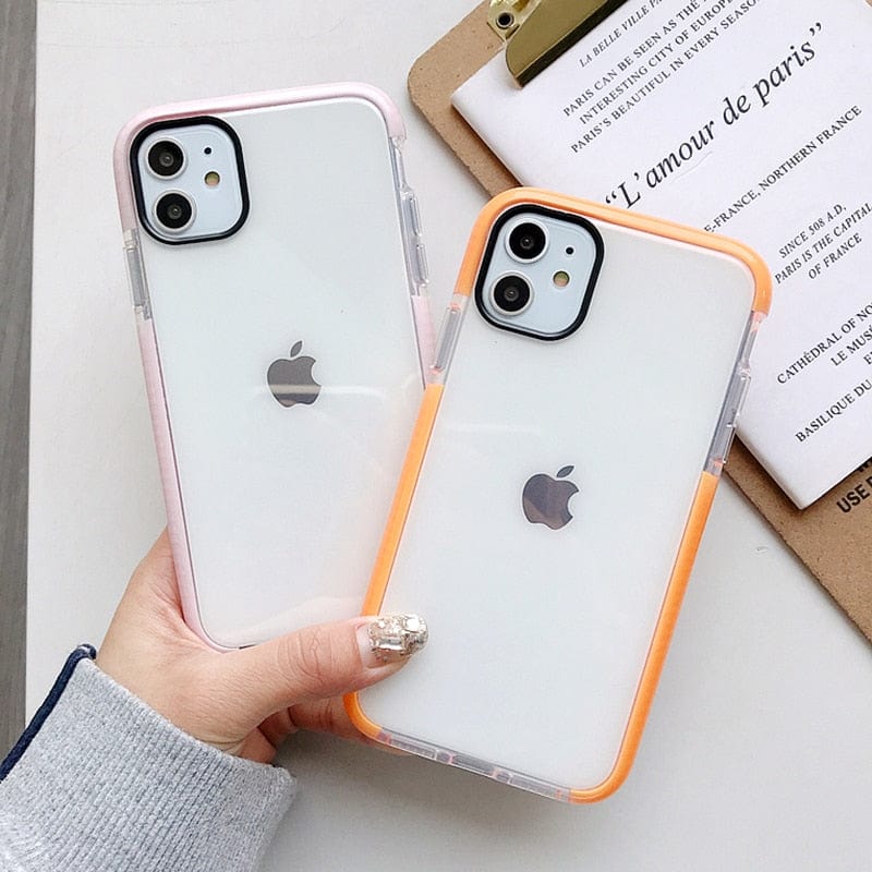 Shockproof Transparent iPhone Case - P's One-Stop Shop 