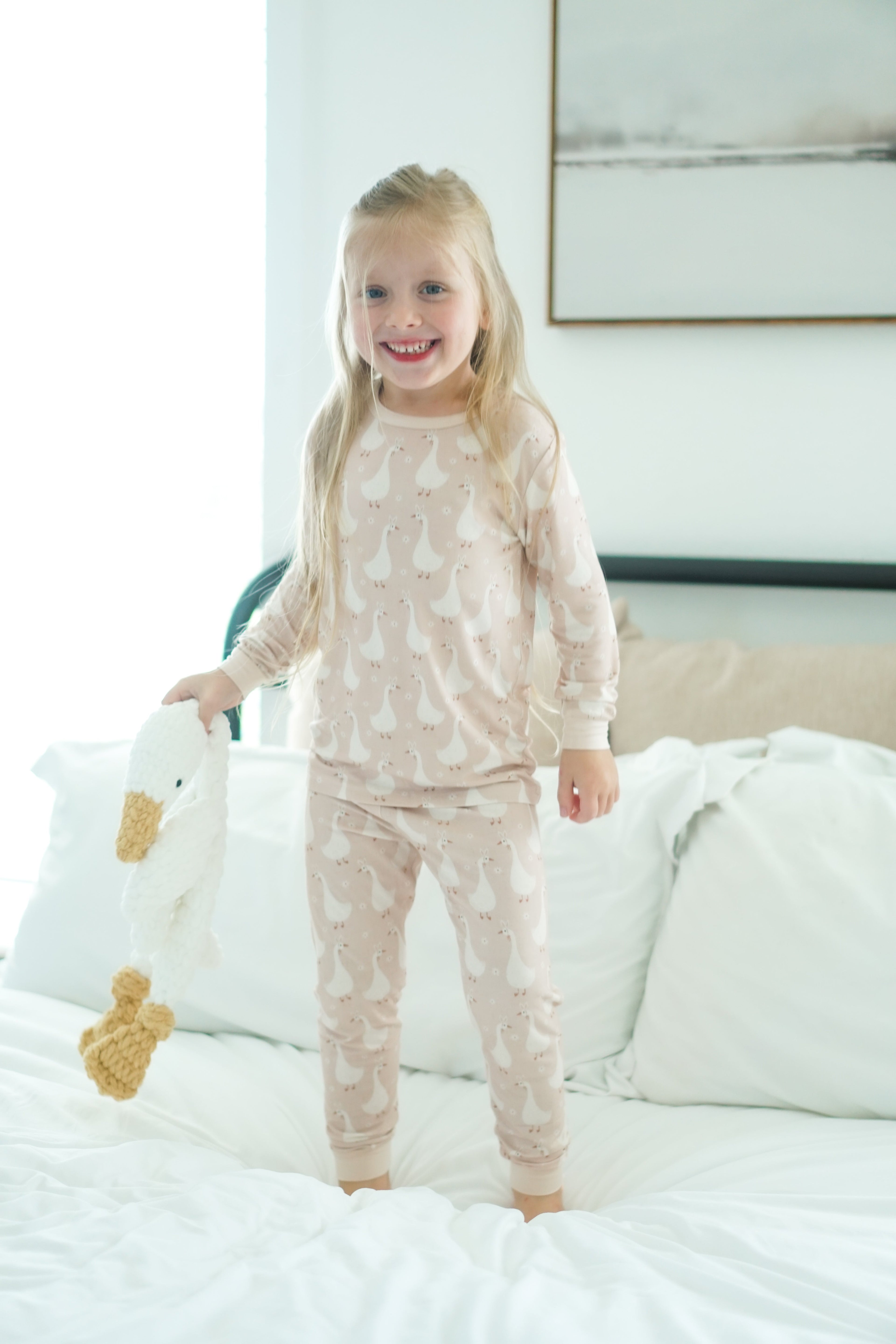 Silly Goose on the Loose 2pc Bamboo Pajamas - P's One-Stop Shop 