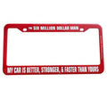 Six Million Dollar Man License Plate Frame - P's One-Stop Shop 