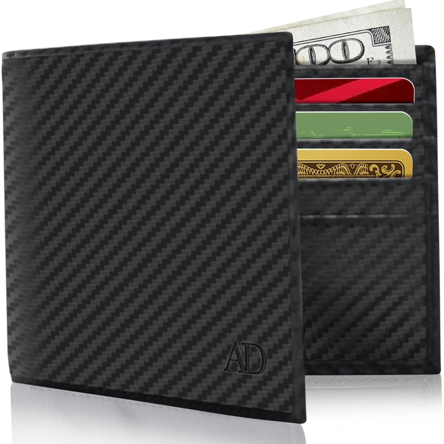Slim Bifold Wallet With ID Window - P's One-Stop Shop 