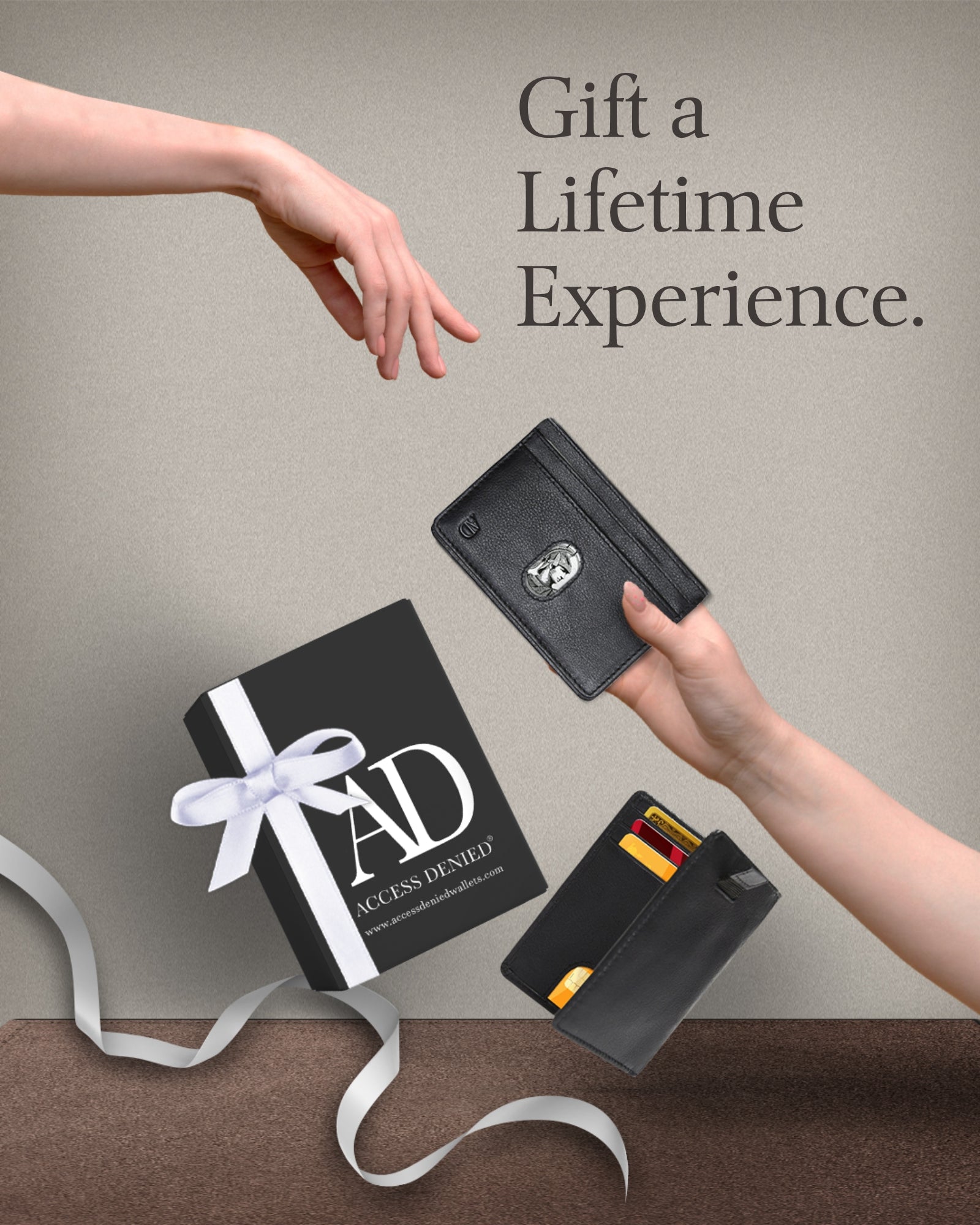 Slim Bifold Wallet With Pull Strap - P's One-Stop Shop 