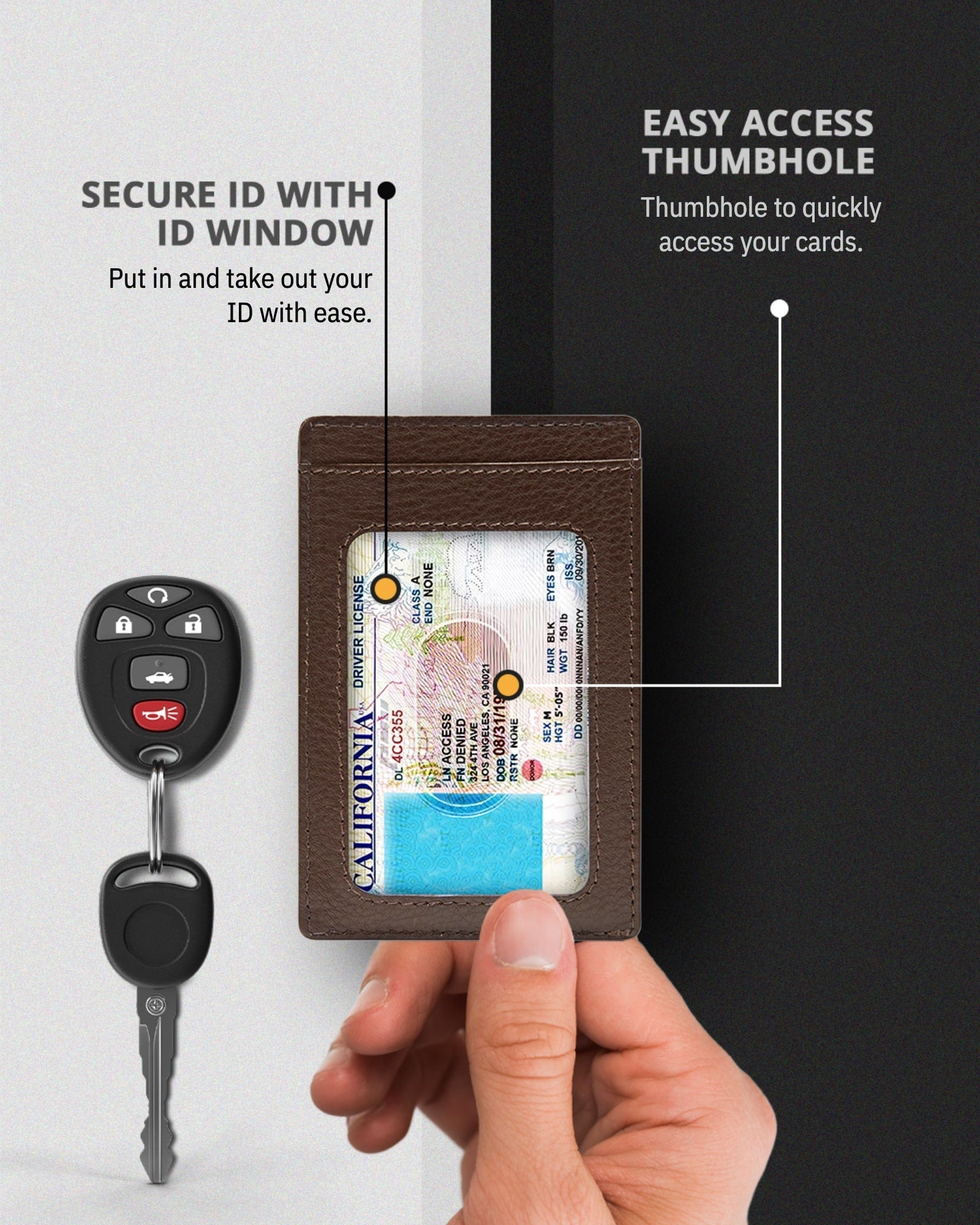 Slim Minimalist Card Holder - P's One-Stop Shop 