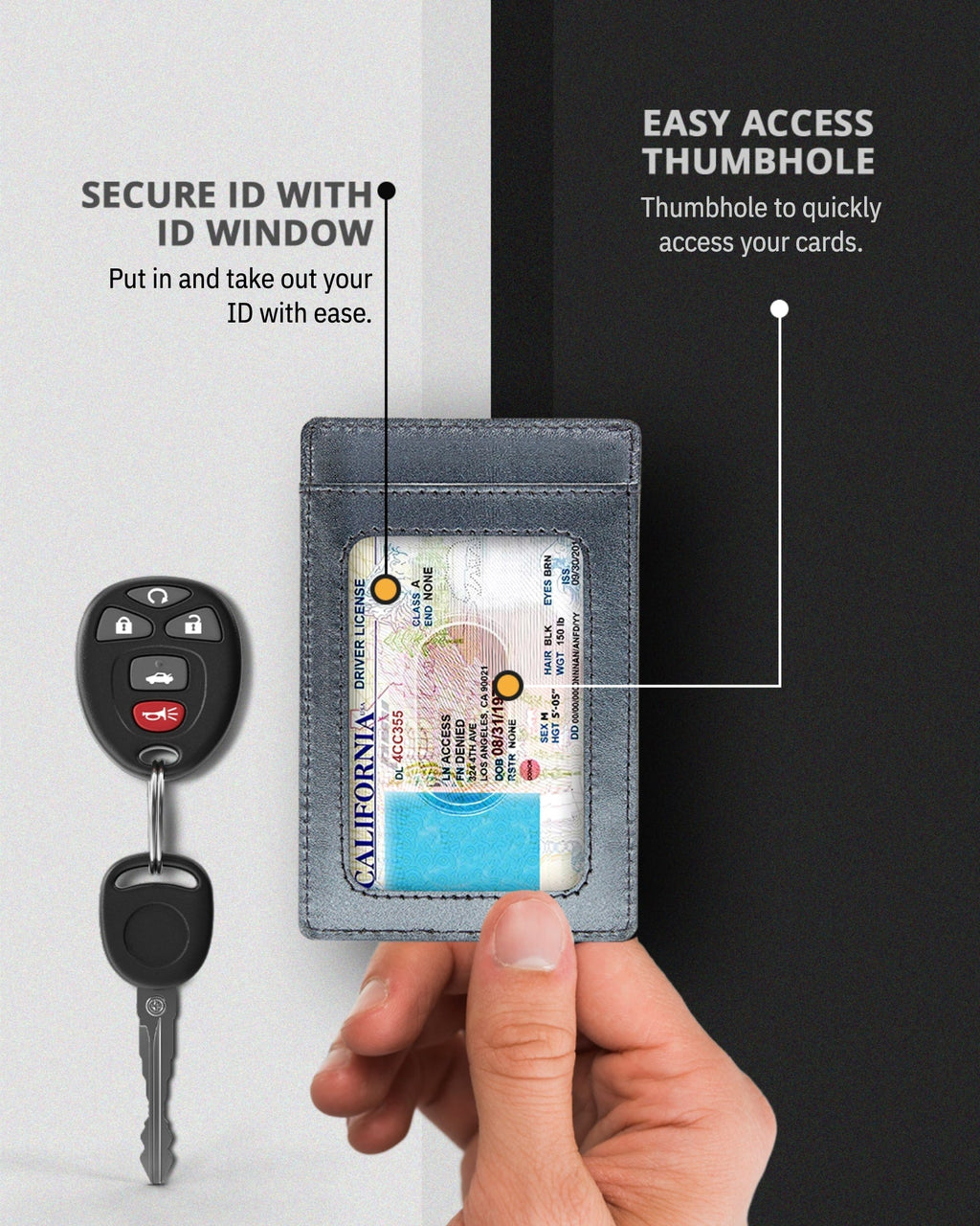 Slim Minimalist Card Holder - P's One-Stop Shop 