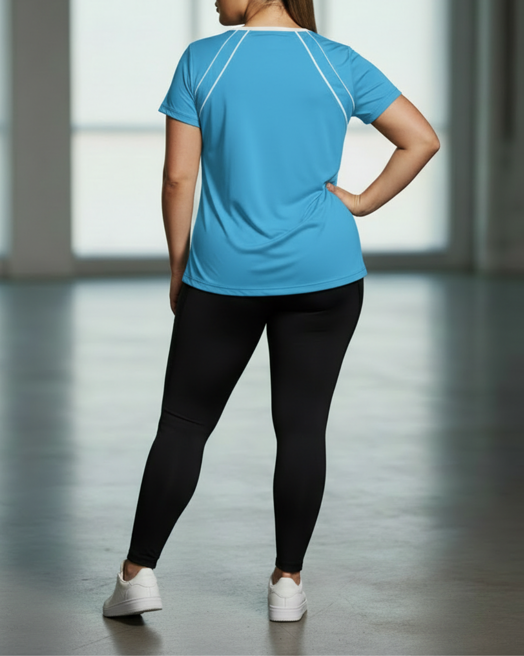 Sport Tee with Contrast Piping - P's One-Stop Shop 